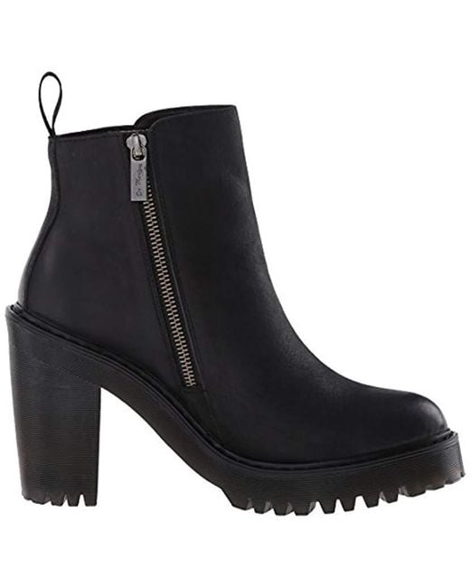 Dr. Martens Magdalena Leather Ankle Boots in Black - Save 49% - Lyst
