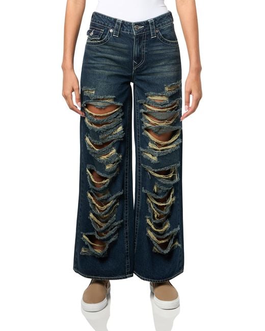 【TRUE RELIGION】★ジーンズ★ JESSIE TEARAWAY BAGGY JEAN JESSIE SUPER T BAGGY JEAN - Peak Spot | True Religion