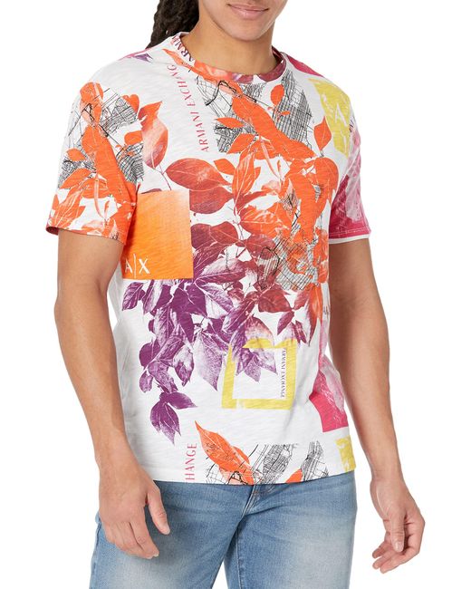 Emporio Armani Multicolor A | X Armani Exchange Allover Printed Shirt for men