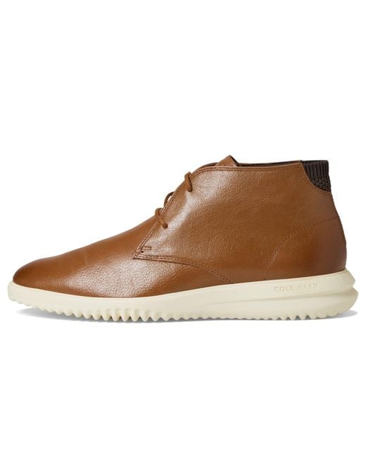 Cole Haan Brown Mens Grand+ Chukka Boot for men