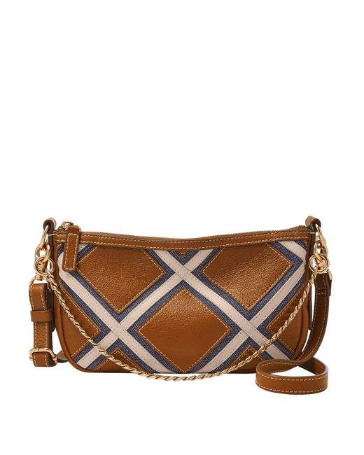 Fossil Shoulder Bag in Brown Lyst