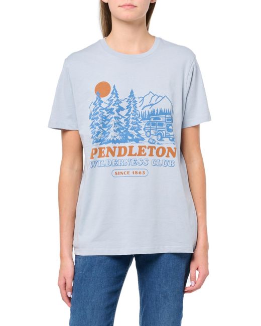 Pendleton White Wilderness Club Graphic T-shirt