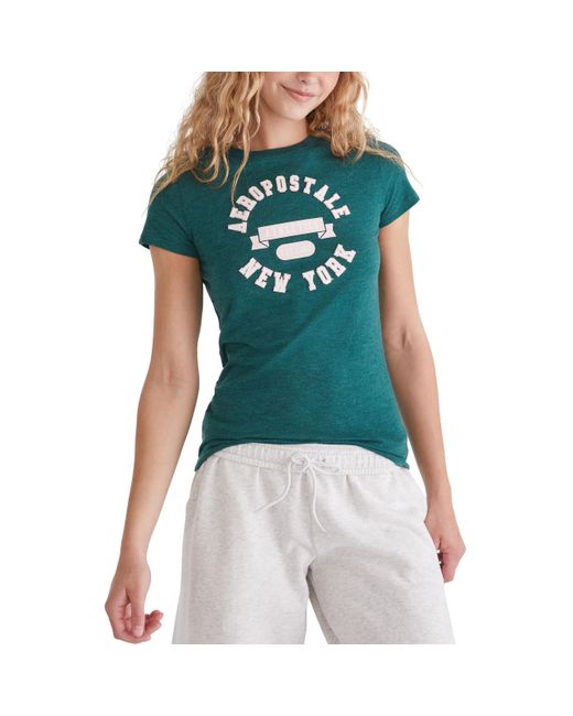 Aéropostale Green L2 Circle New York