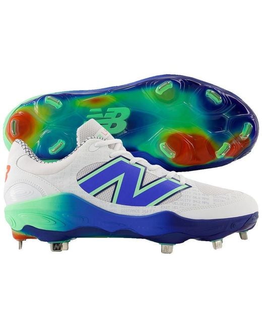 New Balance Blue Fresh Foam X 3000 V7 Baseball Shoe for men