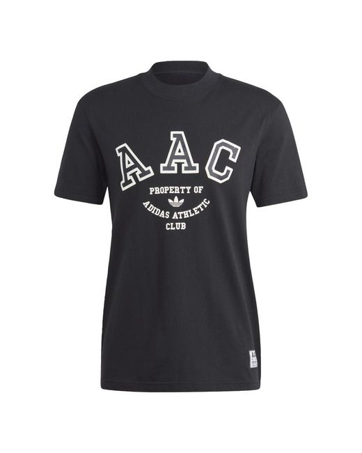Adidas Originals Black Rifta Metro Athletics Club Cap T-shirt for men