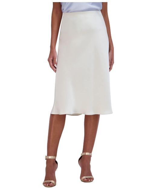 BCBGMAXAZRIA White , Fashion Skirts For , Gardenia