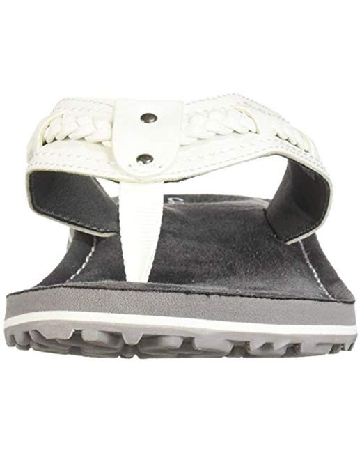 clarks women's fenner nerice flip flop