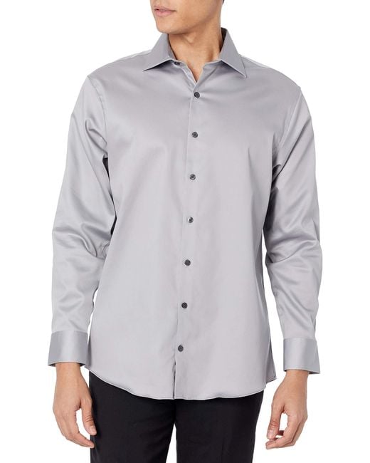 Cole Reaction Dress Shirt Regular Fit Stretch Collar Non Iron
