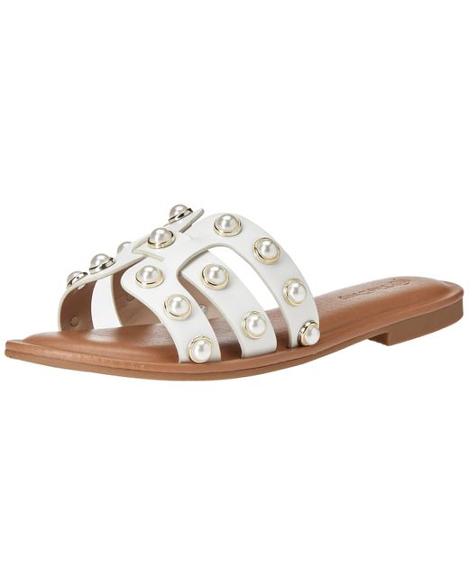 The Drop Monika Flat Hband Slide Sandal in Black Lyst