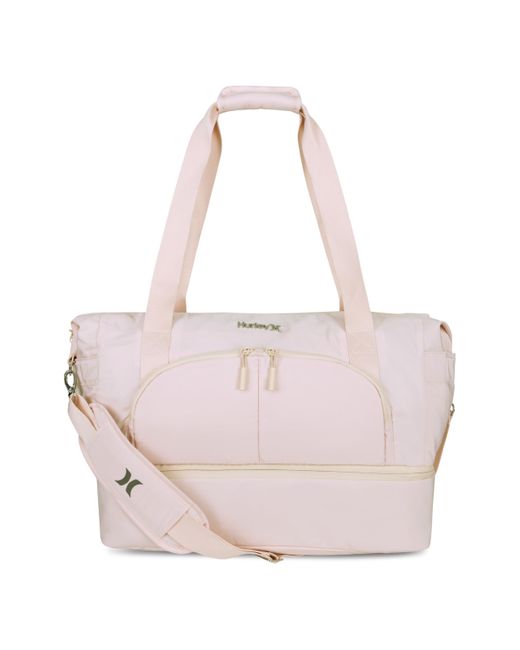 Hurley Pink One And Only Weekender Tote Bag