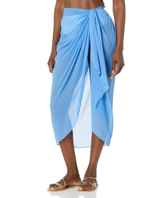 Ramy Brook Standard Cover-up Silena Skirt in Blue | Lyst