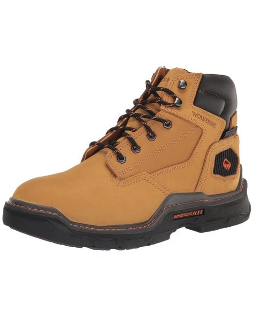 Wolverine Leather Raider Durashocks Insulated 6 Inch Soft Toe