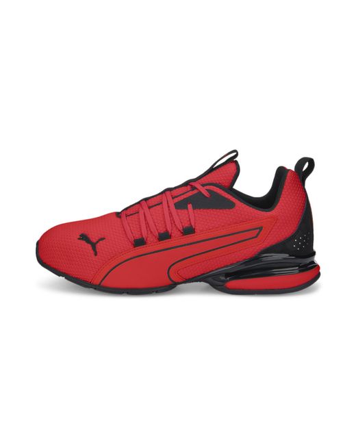 PUMA Axelion Nxt Camo Running Shoes in Red for Men Lyst