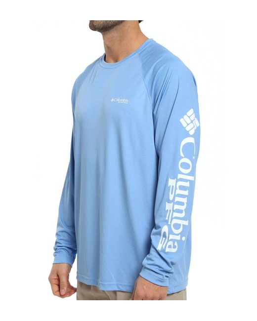 Columbia Terminal Tackle Long Sleeve Fishing Shirt in Blue for Men
