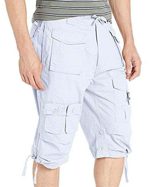 mens white cargo shorts big and tall