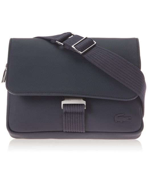 Lacoste Classic Messenger Bag in Blue for Men Lyst