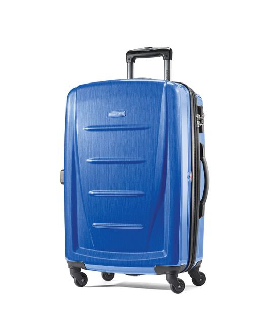 Samsonite Blue Winfield 2 Hardside Expandable Luggage With Spinner Wheels