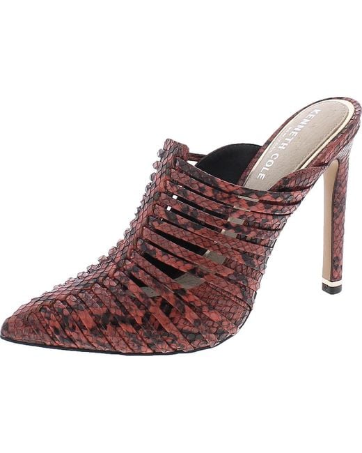 Kenneth Cole Red Riley 110 Fisher Mule Sandal Heeled