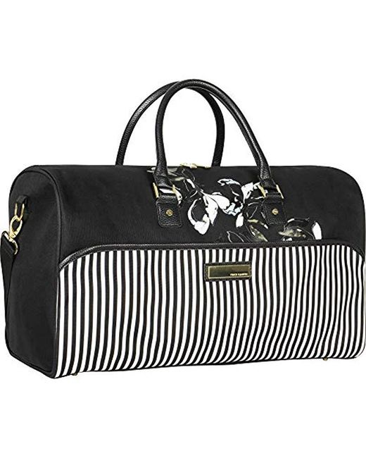 Vince Camuto Large Weekend Overnight Duffel Travel Bag, Black, One Size