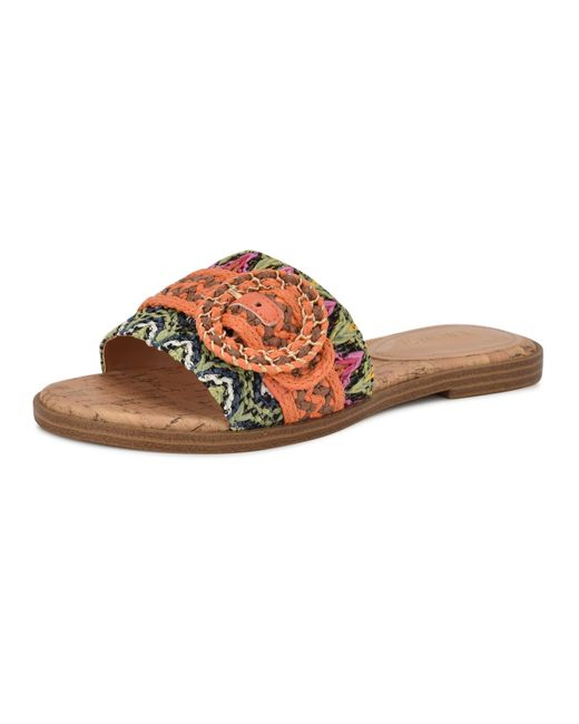 Nine West Brown Poland Sandal