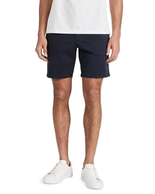 PAIGE Blue Phillips 7" Short In Stretch Sateen for men
