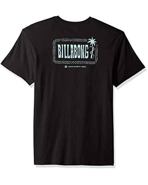 Billabong Graphic Tshirts in Black for Men Lyst