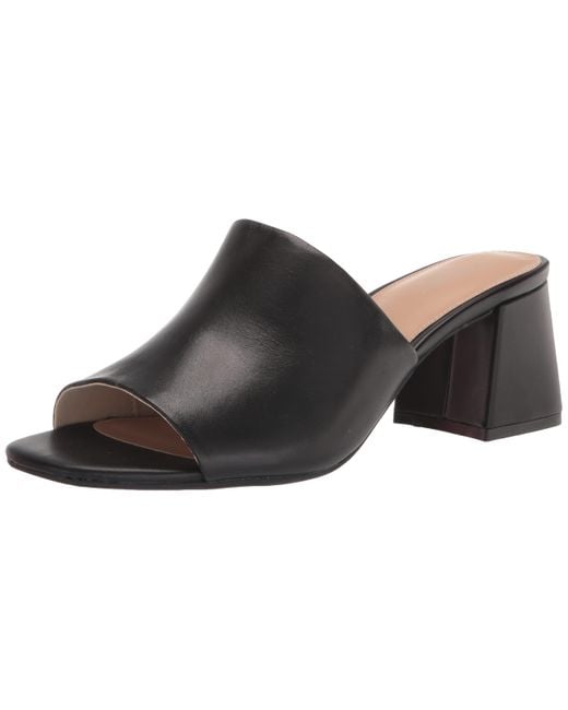 Rockport Farrah Slide Sandal in Black Leather (Black) | Lyst