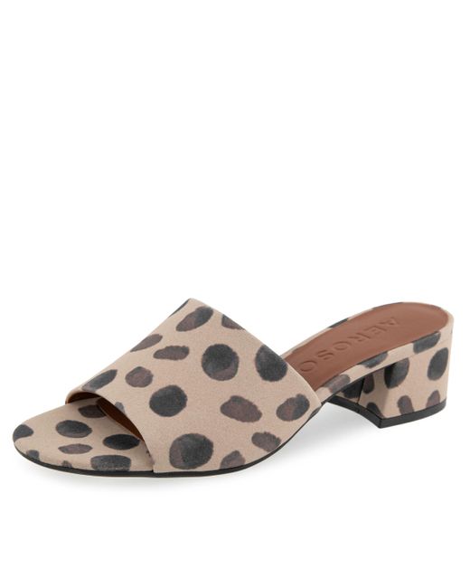 Aerosoles Brown Como Slide Sandal