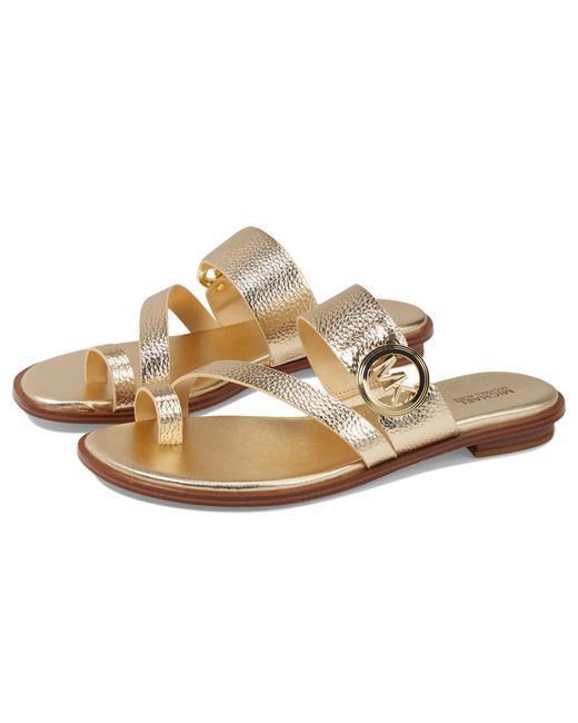 Michael Kors Metallic Vera Flat Thong Sandal