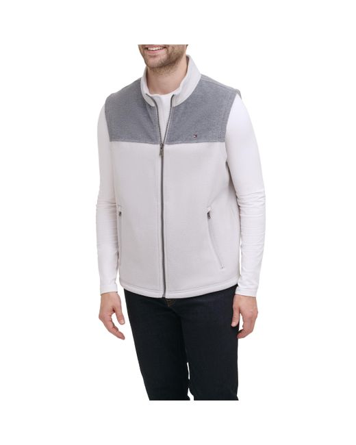 Tommy Hilfiger Gray Polar Fleece Vest for men