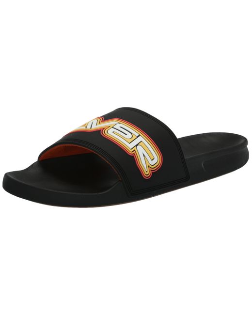 Quiksilver Black Rivi Wordmark Ii Slide Sandal for men
