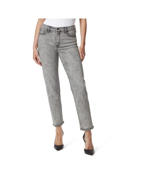 Jessica Simpson Spotlight Straight Leg Jean in Gray | Lyst