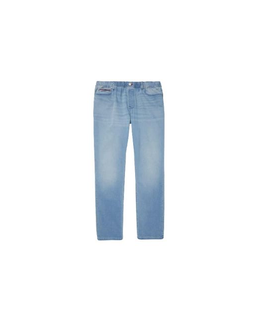 Tommy Hilfiger Blue Adaptive Straight Jeans With Pull-up Loops for men