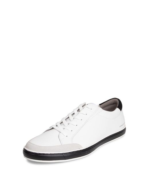 Kenneth Cole White S Brand Guard-lace-up Casual Fashion Sneakers Stylish Shoes for men