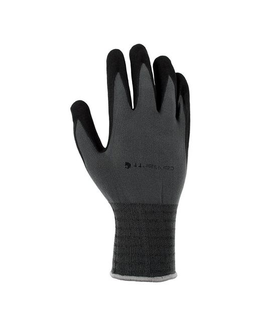 Carhartt Black All Purpose Micro Foam Nitrile Dipped Glove for men