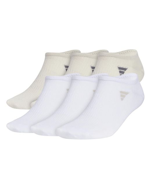 adidas Superlite No Show Socks in White for Men Lyst UK
