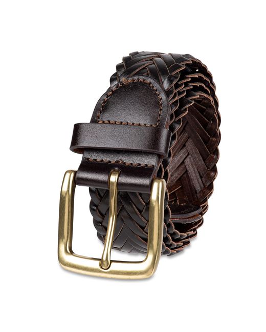 Amazon Essentials Black Fully Adjustable Braided Belt for men