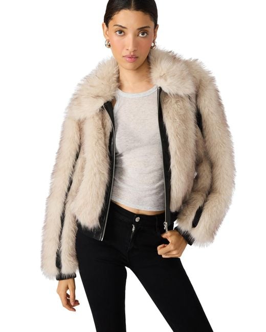 Steve Madden Natural Charmaine Jacket Apparel