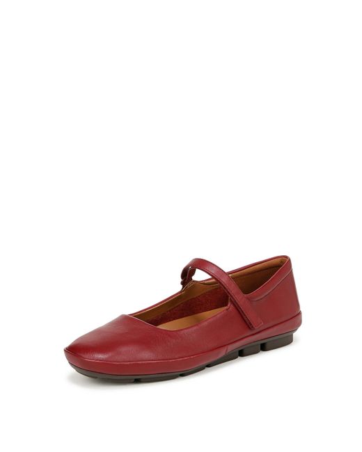 Naturalizer S Behold Mary Jane Ballet Flat Cranberry Red Leather 12 M