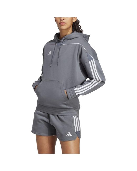 Adidas Gray Size Tiro23 League Sweat Hoodie