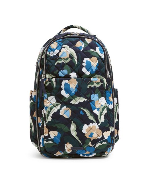 Vera Bradley Blue Performance Twill Travel Backpack Travel Bag
