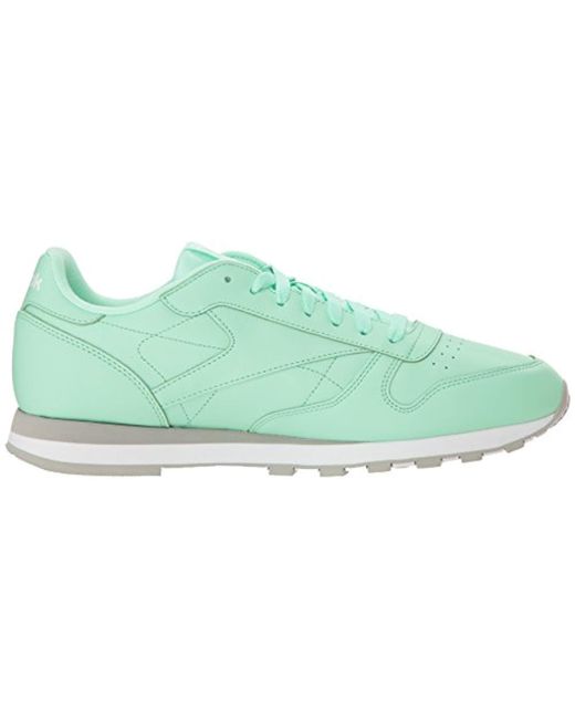 reebok classic white with green