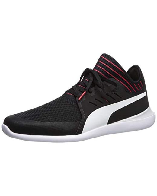 Puma Sf Evo Cat Mens White Leather Low Top Lace Up Sneakers Shoes