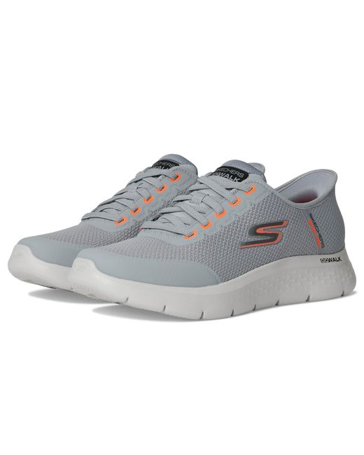 Skechers Go Walk Flex Netro Hands Free Slip-In-Sneaker in Gray für Herren
