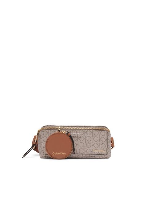 Calvin Klein Brown Millie Novelty Belt Bag
