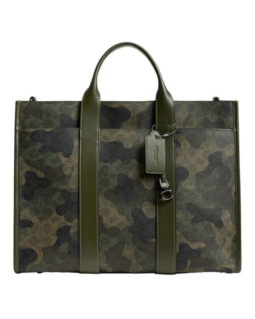 COACH Green Wesley Tote for men