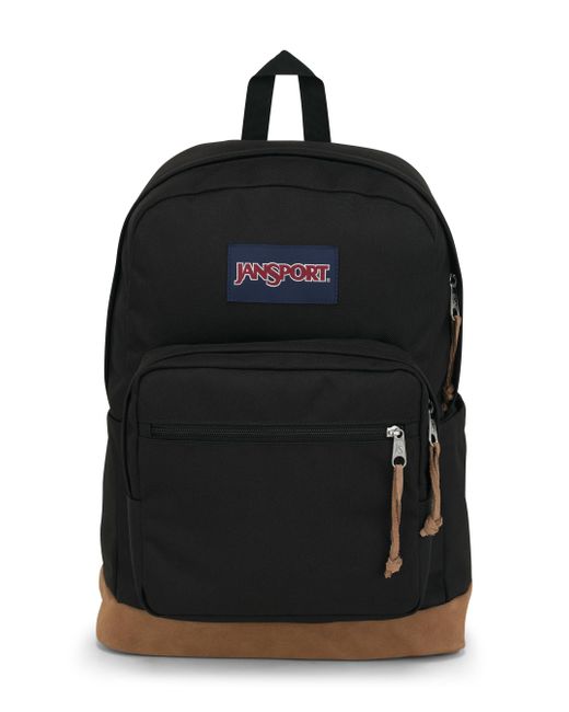 Jansport Black Durable Daypack With Padded 15" Laptop