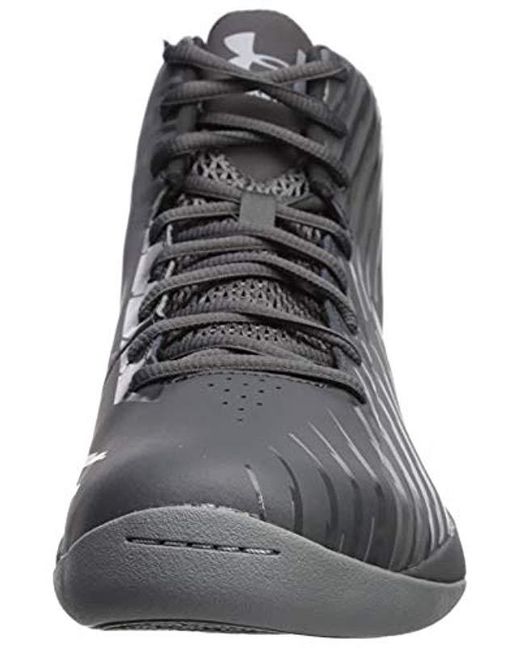 Under Armour Ua Jet Mid Basketball Shoes in Gray for Men