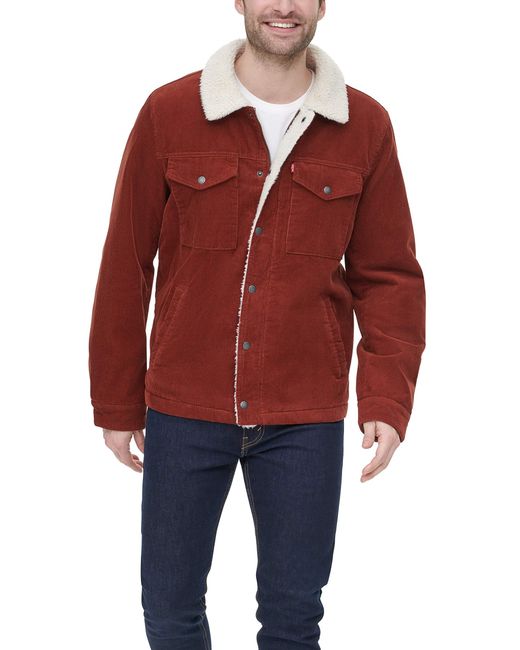 corduroy sherpa lined jacket
