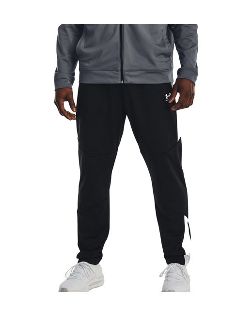Under Armour Black S Tricot Fashion Track Pant, for men